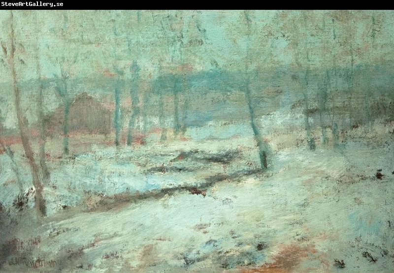 John Henry Twachtman Snow Scene